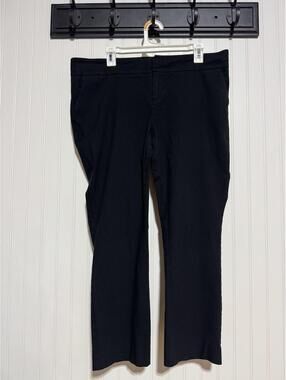 Torrid Women 16 Stretchy Waistband Black Ankle Length Professional Career Pants